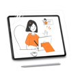 thumbnail image 1 of Protector de pantalla KCT Paperfeel para iPad Pro 11" y iPad Air, 1 of 6