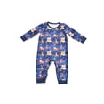 thumbnail image 4 of Qiylii Christmas Family Matching Pajamas Set, Cartoon Reindeer Tops+Pants, 4 of 6
