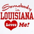 thumbnail image 2 of CafePress - Somebody In Louisiana Loves Me Infant Bodysuit - Baby Light Bodysuit, Size Newborn - 24 Months, 2 of 4
