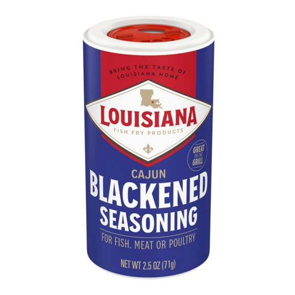 Louisiana Fish Fry Products Cajun Blackened Seasoning 2.5 oz H1