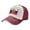 Dark Red, variant on Retro Russian Flag Baseball Cap Distressed Adjustable Vintage Cotton Denim Hat for Women Men