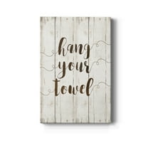 Hang Your Towel Premium Gallery Wrapped Canvas - Ready to Hang - 24 x 36