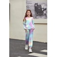 thumbnail image 3 of Arshiner Girls 2 Piece Outfits Fashion Tracksuits Long Sleeve Pullover Sweatshirt and Sweatpants Jogger Set with Pockets, 3 of 6
