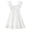 White, variant on Fdqin Girls Summer Dress Floral Ruffle Square Neck Sleeveless A-Line Cute Sundress for Beach Party,Apricot,4-5Y