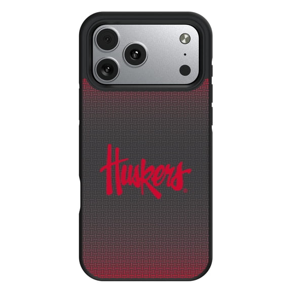 Nebraska Huskers Linen Logo iPhone Bump Case