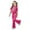 Hot Pink, variant on MUXiin Summer Outfits for Girls Size 6 Letter Print Short Sleeve T-Shirt and Wide Pants Set Round Neck Loose Fit Lounge Wear Two-Piece Set Back To School Clothes
