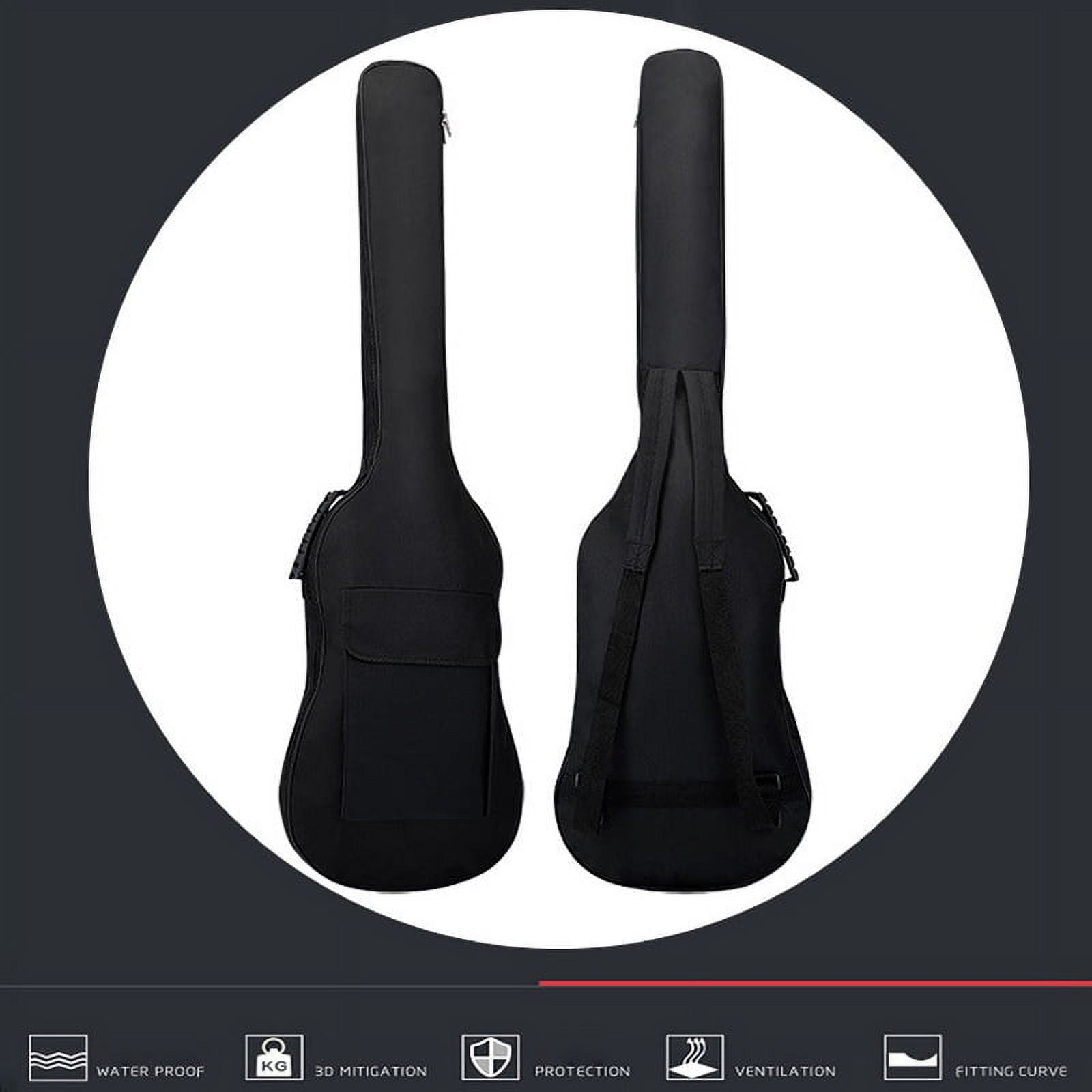 Electric Guitar Bag Gig Bag Backpack Padded Soft Case 5mm Padding Waterproof Backpack