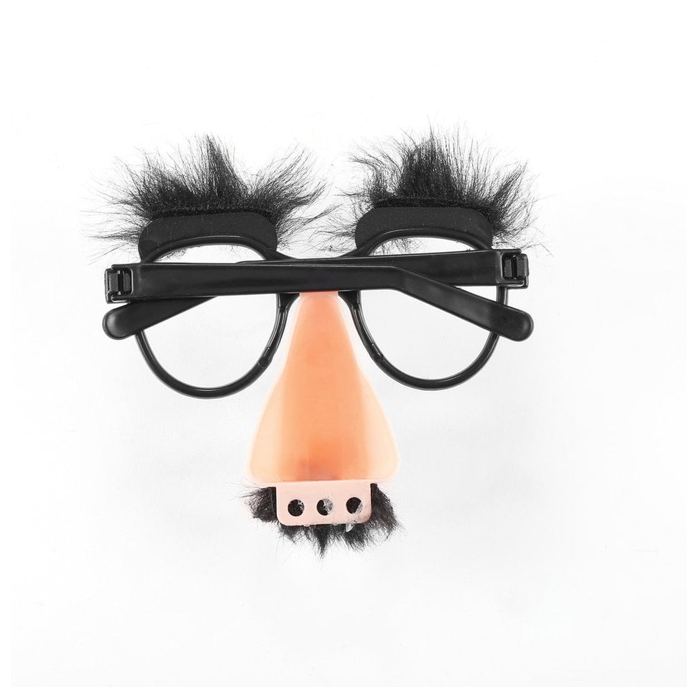 fake mustache glasses