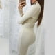 thumbnail image 4 of Gibobby Vestidos de sueter para mujer OEM vestidos casuales personalizados manga larga tejido capa maternidad mujeres vestido negro(Beige,G), 4 of 5