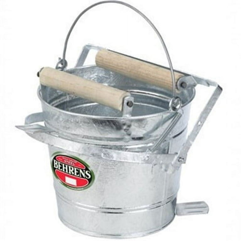 Geerpres® #2221 Stainless 32 Qt. Round Mop Bucket (8 Gallon) —
