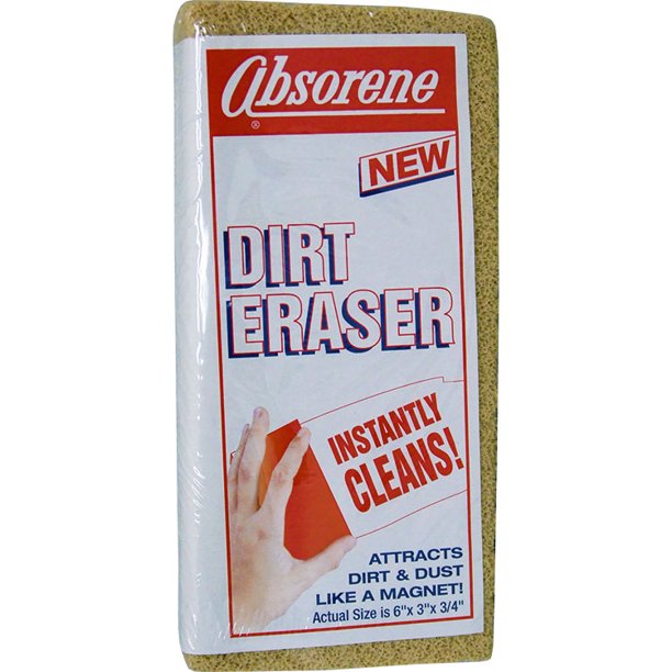 Absorene 016DE Small Dirt Eraser Sponge 3/4 x 3 x 6