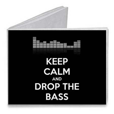 Keep Calm and Drop The Bass - Paper Tyvek Wallet