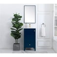 thumbnail image 6 of 18 inch Single Bathroom Vanity in Blue, 6 of 8