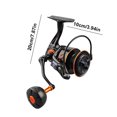 thumbnail image 2 of Carrete de pesca de Metal 59/1 rueda de pesca carrete de pesca giratorio accesorios de pesca, 2 of 9