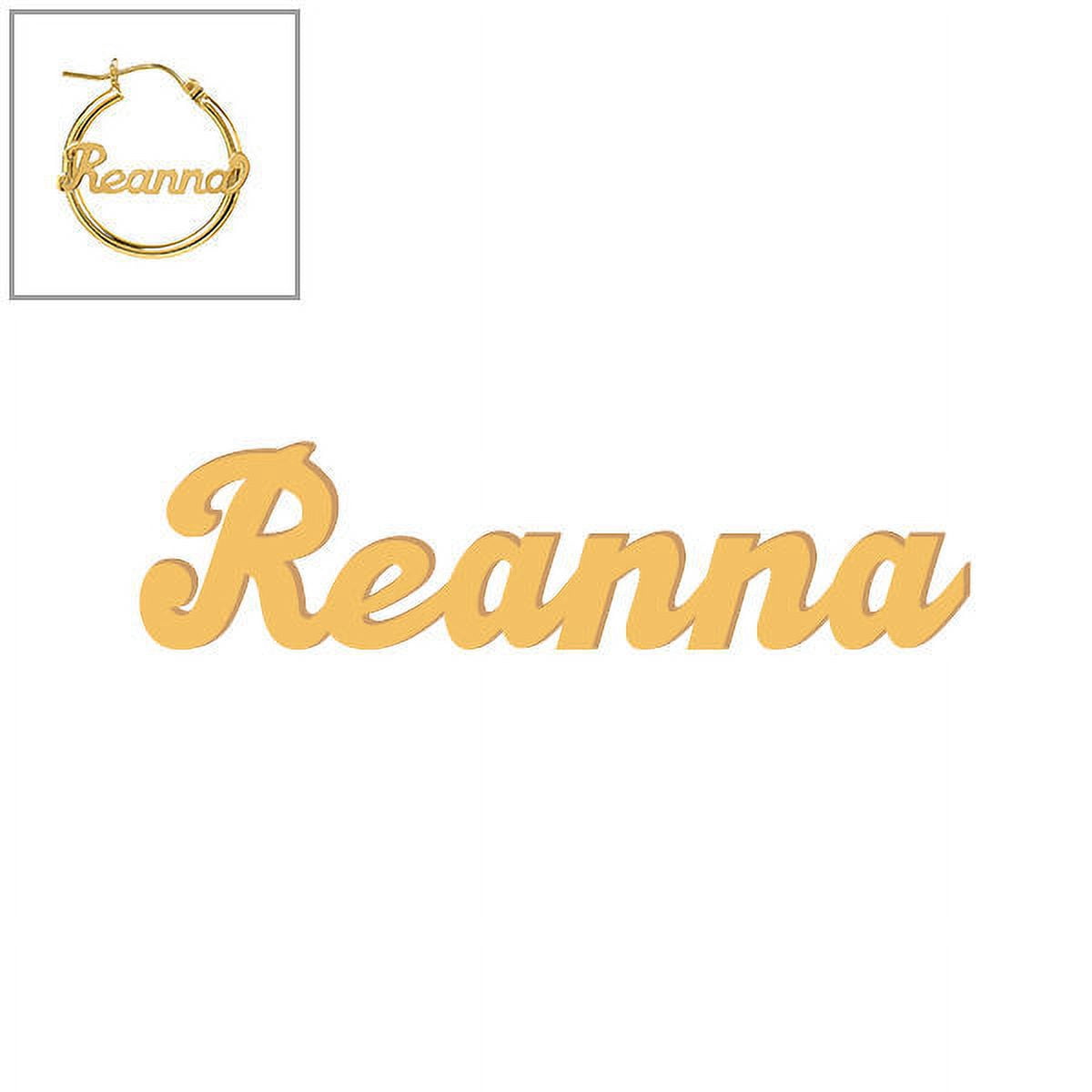 Personalized Tube Hoop Script Name Earrings
