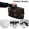 thumbnail image 5 of HELLHERO Handheld Steamer Iron Storage Bag New Year Fireworks Pattern Lightweight Organizer Garment Carrying Case for Travel Steam Iron, Case Only, 5 of 6