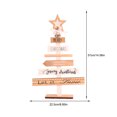 thumbnail image 3 of Billuyoard Decoración en forma de árbol de Navidad para Hotel y oficina en casa, estante de para sala de estar, mesita de noche, adorno de madera, Kits de decoración para fiestas Tipo 1 Billuyoard HA070106-01, 3 of 6