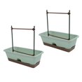 thumbnail image 1 of Detachable Climbing Frame Balcony Planter Box, Removable Tray, Ideal for Herbs Vegetable Growing, Sun Proof, 1 of 7