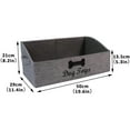 thumbnail image 7 of Brabtod Personalizable Large Dog Toy Bin, Dog Toy Basket Storage with Collapsible Fabric Trapezoid Design,Pefect for Organizing Pet Toys/Blankets/leashes/Rope Toys/Clothing,SnowGray, 7 of 7
