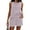 Red, variant on ZenCart Women's Summer 2 Piece Outfits Sleeveless Tank Top Shorts Sets Casual Striped Sweatsuits Vacation Beach Matching Set