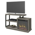 TwinStar Modern Fireplace TV Stand for TVs up to 55" with ClassicFlame