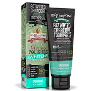 My Magic Mud - Activated Charcoal Toothpaste, Natural, Whitening, Detoxifying, Spearmint, 4 oz.