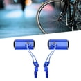 thumbnail image 2 of EeaseCA une Paire de Rétroviseurs de Guidon de Vélo à 360° Super Transparents, Résistants aux Explosions, Légers, Grand Angle, Entièrement Réglables, Rétroviseurs de Cycle (Bleu), 2 of 7