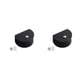 thumbnail image 4 of Moyic 10pcs / set Dispositivo de elevación del asiento - Soporte de pared antideslizante premium Elevación del asiento delantero Campamento semicírculo negro L 2Conjunto, 4 of 6