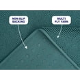thumbnail image 3 of American Soft Linen, Slip Reducer Bath Rug, 100% Cotton 20x34 inches, Soft Absorbent Bath Mat Rugs, Teal, 3 of 6