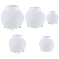 Sphere Ball Silicone Molds for Kitchen Creative Decorations with 5pcs