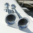 thumbnail image 2 of Marinco 10106 - 12V Chrome Plated Dual Trumpet Air Horn, 2 of 2