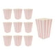 thumbnail image 1 of Contenedor de Dulces de Cartón Perfecl Juego de Favor de Palomitas de Maíz Rayas Rosas 10x, 1 of 4