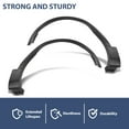 thumbnail image 6 of Pair Front Fender Flares Wheel Trim Opening Molding Left Right Fit For 2016-2019 Ford Explorer/Ford Police Interceptor Utility, 6 of 10