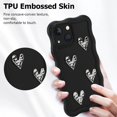 thumbnail image 3 of Compatible with iPhone 13 6.1" 2021 Silicone 3D Love Heart Phone Case, Colors Love Heart Wavy Frame Full Protection for iPhone 13 Soft TPU Shockproof Phone Cover for Women Girls, 3 of 12