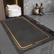 thumbnail image 5 of Tapete de baño de Diatomite - Tapete de baño súper absorbente, de secado rápido y antideslizante, 60x40cm, diseño fino para facilitar la despejanza de las puertas, negra/azul/roja, 5 of 6