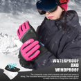 thumbnail image 2 of Guantes de esquí MCTi impermeables para invierno, tabla de snowboard 3M Thinsulate para mujer, 2 of 6