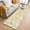 Yellow, variant on 2'x6' Rug Runners for Hallways Kitchen, Yellow Flowers Non Slip Entryway Beside Floor Carpet Runner, Farmhouse Watercolor Florals Grey Leaves Laundry Room Bedroom Throw Rugs Mat for Family Pet