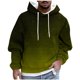 thumbnail image 2 of Sudadera con capucha para hombre, estilo casual, con cuello redondo, estampado, manga larga, blusa de poliéster, 2 of 5