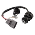 thumbnail image 1 of Ignition Key Switch Fits for Yamaha Grizzly 350 550 660 700 Kodiak 400 700 Big Bear 400 Repl.# 5KM-82510-00-00 28P-82510-00-00-Good, 1 of 5