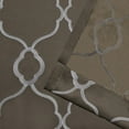 thumbnail image 4 of Exclusive Home Belmont Woven Blackout Grommet Top Curtain Panel Pair, Mocha, 52x96, 4 of 6