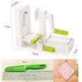 thumbnail image 3 of Rallador De Verduras En Espiral Espiralizador 5 Cuchillas Cortador De Verduras Plegable, Dise&ntilde;o Antideslizante Libre De Bpa Ideal Para Ensaladas De Pasta Y M&aacute;s, 3 of 8