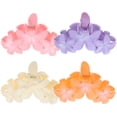 thumbnail image 1 of 4 pinzas para el pelo con forma de flor para mujer, 1 of 8