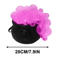 thumbnail image 6 of Halloween Decorations Indoor - DIY Bubbling Cauldron Set - Black Plastic Bowl Hocus Pocus Party Decoration - Spooky Vintage Decor for Home Kitchen Room Party Table (Green), 6 of 9