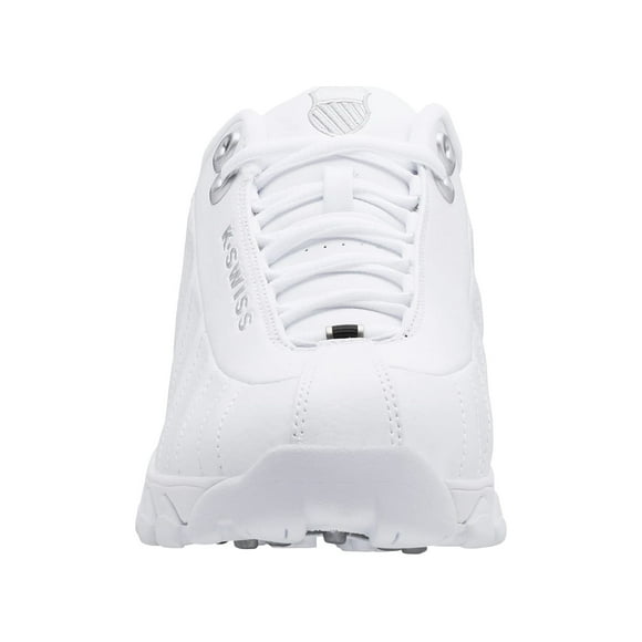 K-Swiss Chaussure d'Entraînement pour Homme ST329 CMF, Blanc/noir/argent, 10 XW US
