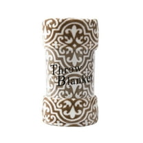 JML Fleece Blanket Throw 50"X60", Luxury Soft Flannel Blanket Suit for Home Bed, Sofa & Dorm