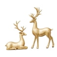 thumbnail image 2 of 2 estatuas de ciervos y alces, esculturas de animales, decoración para el hogar, figuras de resina para oficina, estantería, chimenea, armarios y, 2 of 8