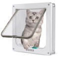 thumbnail image 1 of Cat Door Small Pet Entry And Exit Security Gate On Doors And Windows, 1 of 5