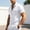 White, variant on Gamivast Men's Casual Short Sleeve Shirt Button Down with Double Chest Pockets Lightweight Cotton Blend Workwear Summer