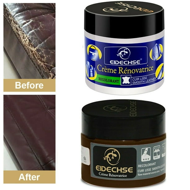 Saisze (2 Pcs Kit) Leather Seat Repair Filler Cream Restore Car Seat