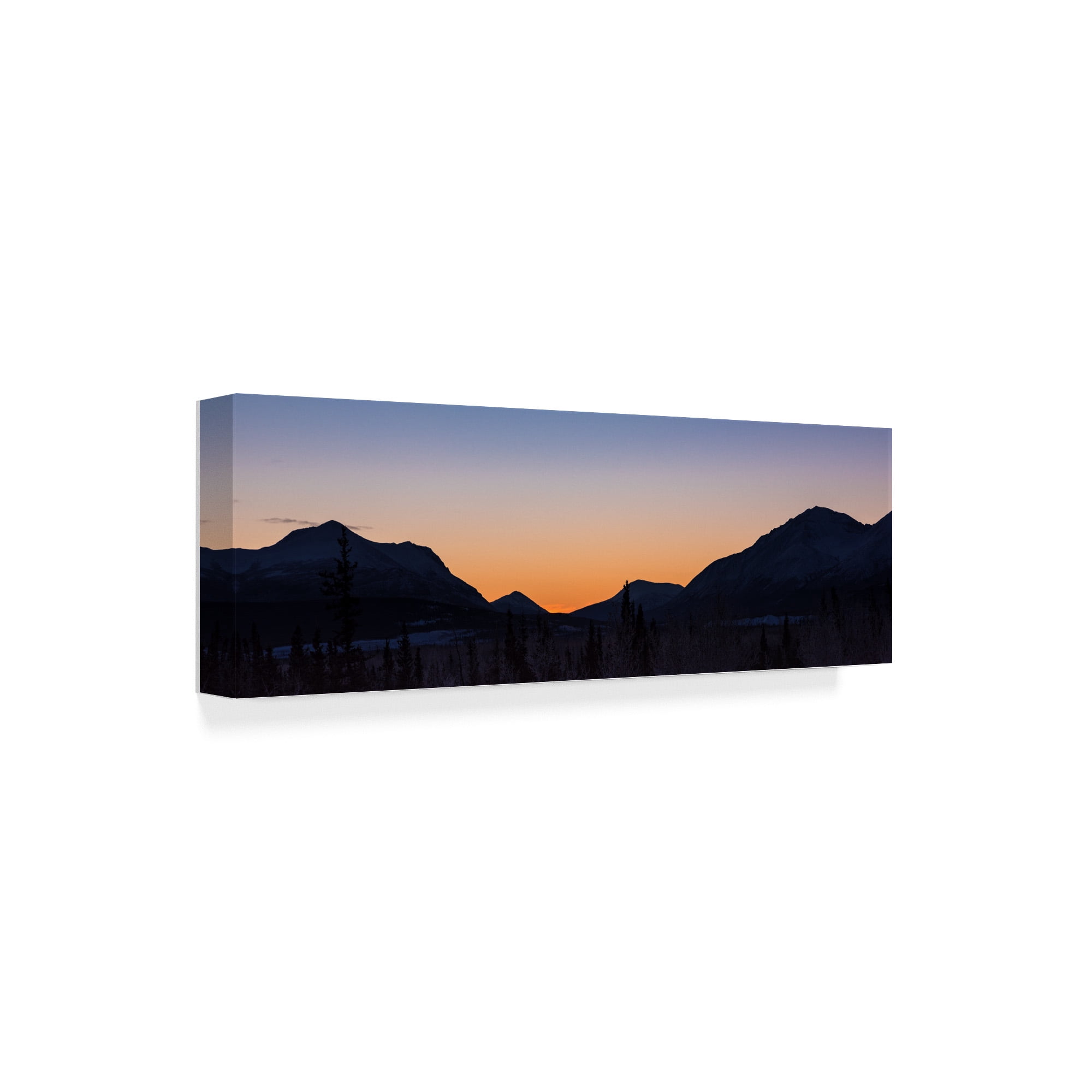 Trademark Fine Art 'Yukon Winter Light' Canvas Art by Brenda Petrella Photography Llc